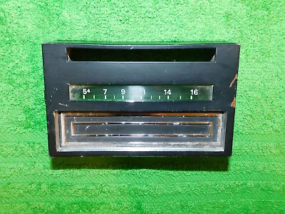 1971-1973 Mustang Fastback Conv Mach1 Boss ORIG AM 8 TRACK RADIO DOOR FACE BEZEL • $169