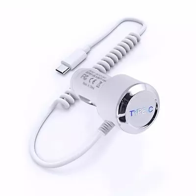 $18.01 • Buy Quality Universal In Car Charger Type-C USB Charge Cable 2000mAH✔White