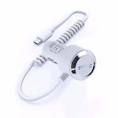 Quality Universal In Car Charger Type-C USB Charge Cable 2000mAH✔White • $19.04