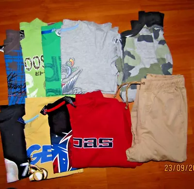 $10 • Buy Bulk Lot Of Size 10 Boys Clothing - Used Condition, Includes WWE, Adidas