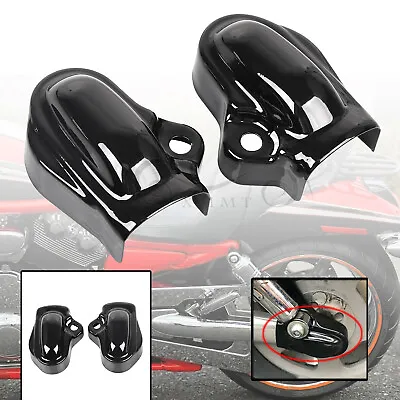 Black Bar & Shield Rear Wheel Axle Cover Kit For Harley V-Rod VRSC Muscle VRSCF • $18.98