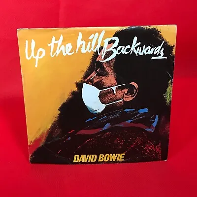 DAVID BOWIE Up The Hill Backwards 1981 UK 7  Vinyl Single Crystal Japan 45 • £13.68