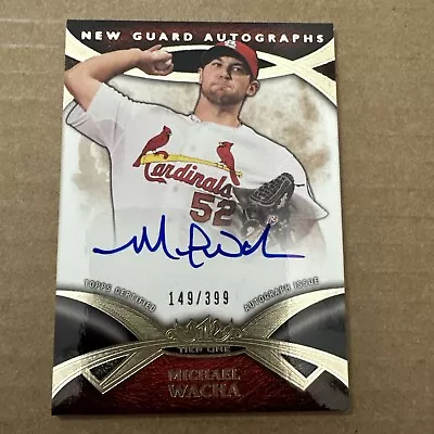 Michael Wacha On Card Auto #/399 2014 Topps Tier One Card #NGA-MWC • $5