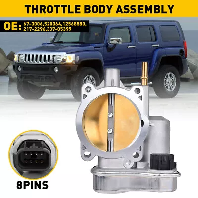 New Throttle Body For Chevy Trailblazer Colorado GMC Envoy Canyon 3.5L 3.7L 4.2L • $64.99