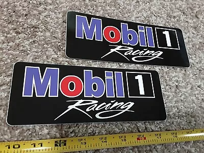 Lot Of 2 Mobil 1 Racing Oil Racing Decals Stickers Tony Stewart NHRA Nascar Car • $8.95