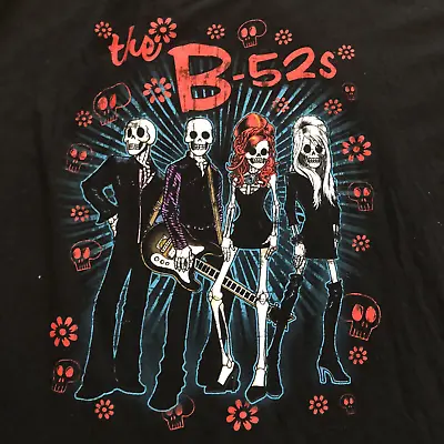 The B-52's Christmas Black T-Shirt Gift Holiday Unisex Cotton Black T-Shirt • $17.99