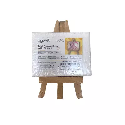 1pce Mont Marte Mini Display Easel With Canvas 6cmx8cm • $7.40