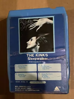 1977- Arista 8 Track The Kinks   Sleepwalker  Rock • $1.99