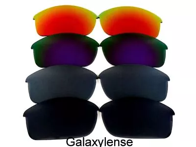 Galaxy Replacement Lens For Oakley Flak Jacket Sunglasses Black&Gray&Purple&Red • $18.88