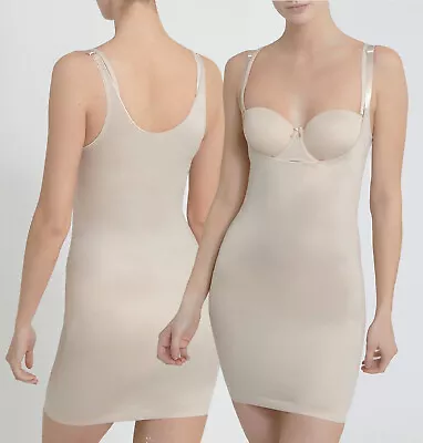 Dunnes Nude Wear Your Own Bra Firm Control Shaping Slip - Size 12 To 20 (180902) • £12.99