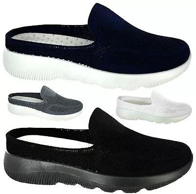 £11.99 • Buy Mens Slip On Trainers Soft Foam Fit Running Walking Casual No Backs Pumps Shoes