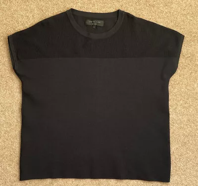 Rag & Bone Nicola Mesh Knit Top Women’s Black Size S New York • £39.99