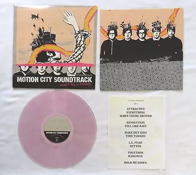 Motion City Soundtrack Autographed Signed Vinyl LP Sharpie Pen Signatures • $250