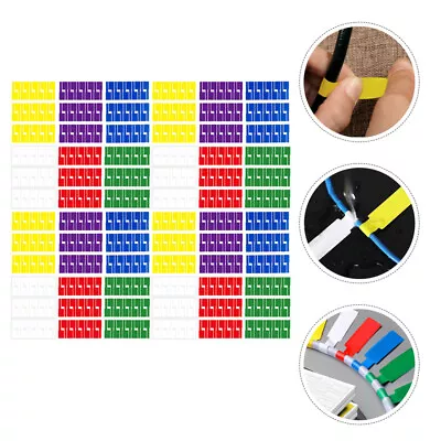 Cable Labels Self-adhesive P-shaped Wire Markers-MG • £12.99