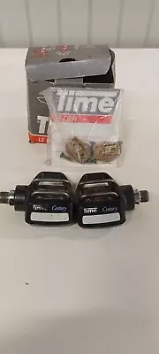 Vintage 90’s Time Century Carbon TWT Road Pedals W/Cleats • $29.99