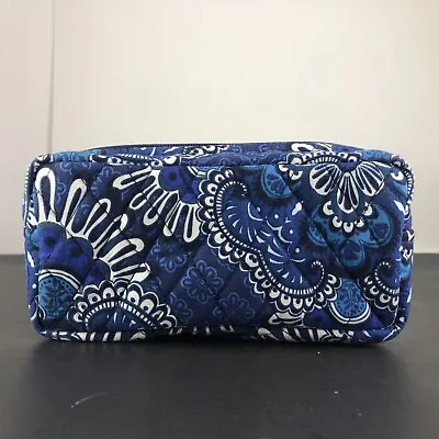 Vera Bradley Small Lilac Tapestry 22032-L95 Plastic Lined Cosmetic/Make Up Bag • $9.99
