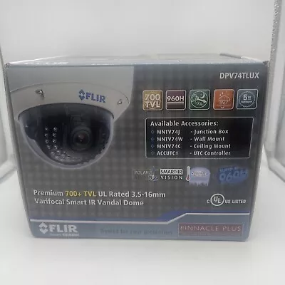 Flir Digimerge Dpv74tlux Premium 700+ Tvl 3.5-16mm Vf Ir Vandal Dome Camera • $49.95