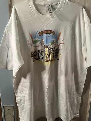 Vtg Warner Bros Studio Store Looney Tunes Hollywood Embroidered T-Shirt Men's Xl • $13.99