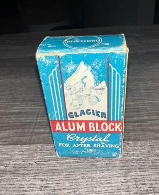 Vintage Barber Shop Glacier Alum Block Crystal After Shaving No. 24 Gently Used • $12