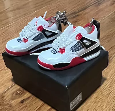 Jordan 4 Mini Shoe Keychain Single Or Pair With Or Without The Box • $18