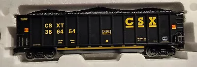 MTH O Scale Coalporter Hopper Car W/ Coal Load CSX #386454 • $49.99