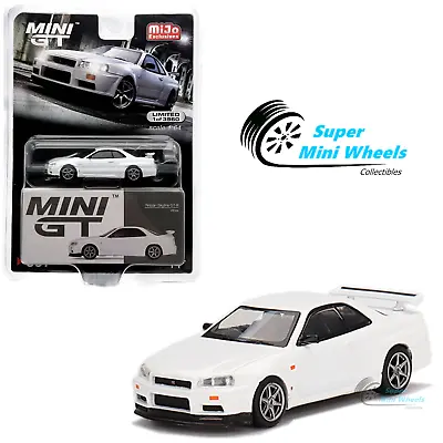 Mini GT 1:64 Nissan Skyline GT-R (R34) V-Spec N1 White #397 • $11.99