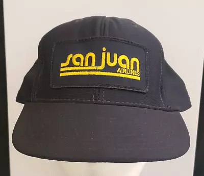 SAN JUAN AIRLINES Made In USA SEWN LOGO Vintage Northstar MEN'S HAT Snapback Cap • $39.99