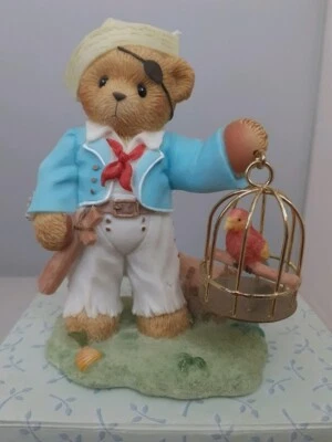£12 • Buy Cherished Teddies Garret Holding Parrot Come Play With Me, Pirates We Will Be