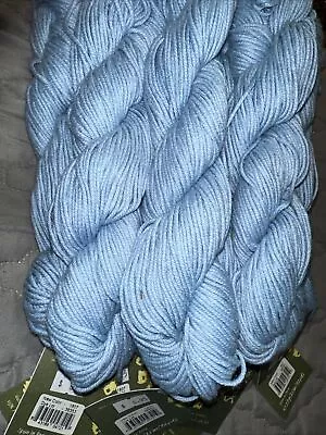 “Sawya” Yarn-made By Mirasol. Pima Cotton Alpaca & Silk #1807 Light Blue • $5.50