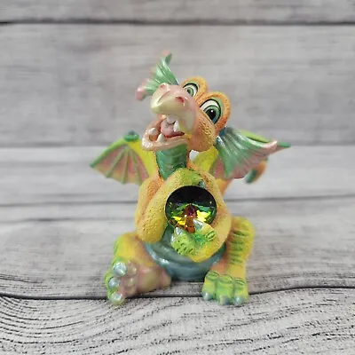  Happy   Mood Dragons Franklin Mint Limited Edition Crystal Ball Vintage • $18.95