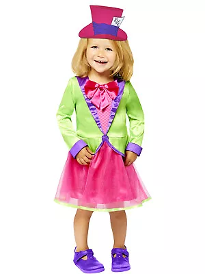 Childs Mad Hatter Baby Costume Fancy Dress Book Week Day Alice In Wonderland • £13.99