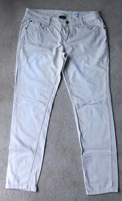 £5.99 • Buy NEXT Ladies Ecru Relaxed Skinny Jeans. Size 14L