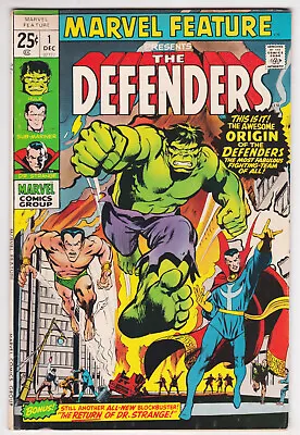 Marvel Feature #1 Fine Plus 6.5 First Appearance Of The Defenders 1971 • $149.99