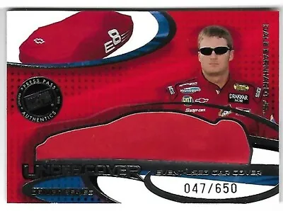 $20 • Buy Dale Earnhardt Jr. 2005 Press Pass Eclipse Event-used Car Cover Card!