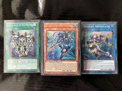 Yugioh Complete Mermail/Atlantean Deck + Extra Deck *Tournament Ready* D + Bonus • $149.99