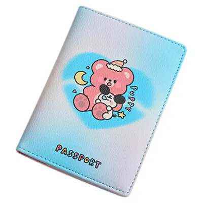 £6.16 • Buy Girl Cartoon Passport Ornament Holder Simple Design Passport Ornament Cover Wall