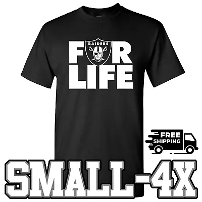 Las Vegas Raiders Shirt T-Shirt Football Oakland Los Angeles Raider Nation  S-4X • $22.99