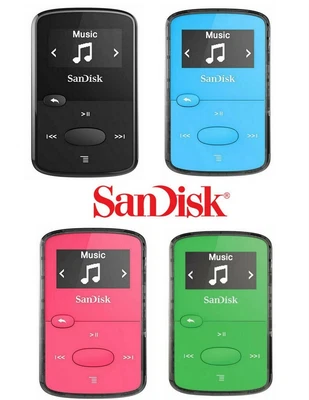 $95 • Buy SanDisk Clip Jam MP3 Player 8GB 18 Hour Battery Music Books Audible *NEW*
