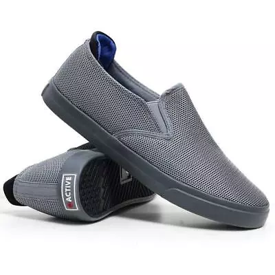 Mens Slip On Casual Canvas Espadrilles Deck Plimsolls Trainers Pumps Shoe Size • £9.95