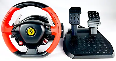 Thrustmaster Ferrari 458 Spider Racing Steering Wheel/Pedals For Xbox One • $45