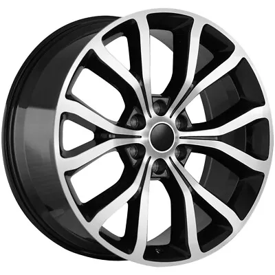 OE Concepts FD05 Platinum 22x9.5 6x135 +44mm Black/Machined Wheel Rim 22  Inch • $240.99