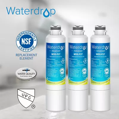 Waterdrop DA29-00020B Samsung® Refrigerator Water Filter Fit For HAF-CIN • $46.99