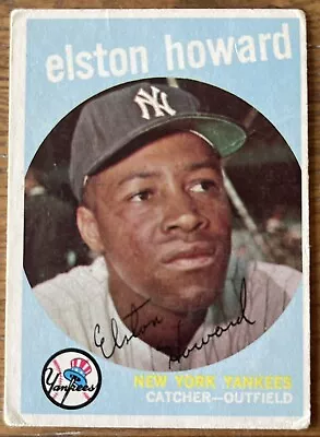 Elston Howard 1959 Topps #395 • $1.25