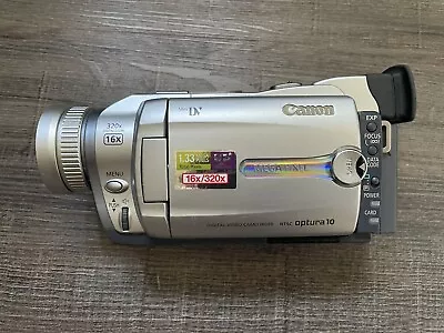 Canon Optura 10 Mini DV Camcorder 320x Digital Zoom & 16x Optical Zoom • $70