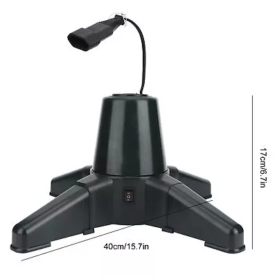 New Christmas Tree Stand 40CM Christmas Tree Stand Electric 360 Degree Rotating • $77.34