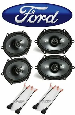 Kicker 6x8  Front+Rear Speaker Replacement For 1999-2004 Ford F-250/350/450/550 • $179.98