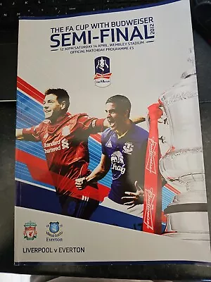 FA Cup Semi FINAL Programme Liverpool V Everton 14th April 2012 • £5.95