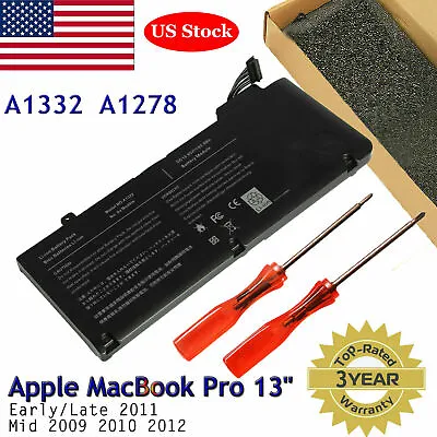 A1322 Battery For Apple MacBook Pro 13  A1278 Mid 2009 2010 2011 2012 NEW 63.5Wh • $14.85