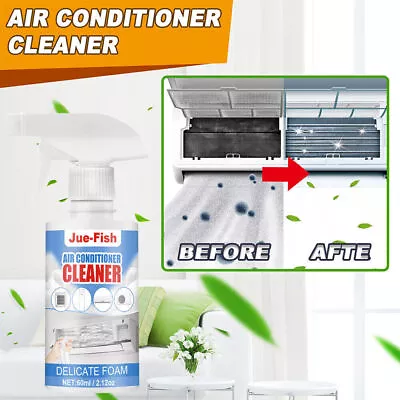 Air Conditioner Foaming Cleaner Air Con Coil Foam Cleansing Spray Household • $11.79