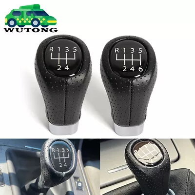 Fit For BMW 5/6 Speed Shift Knob E30 E36 E46 M3 ZHP Z4 3.0 E90 E91 E92 Leather • $15.75